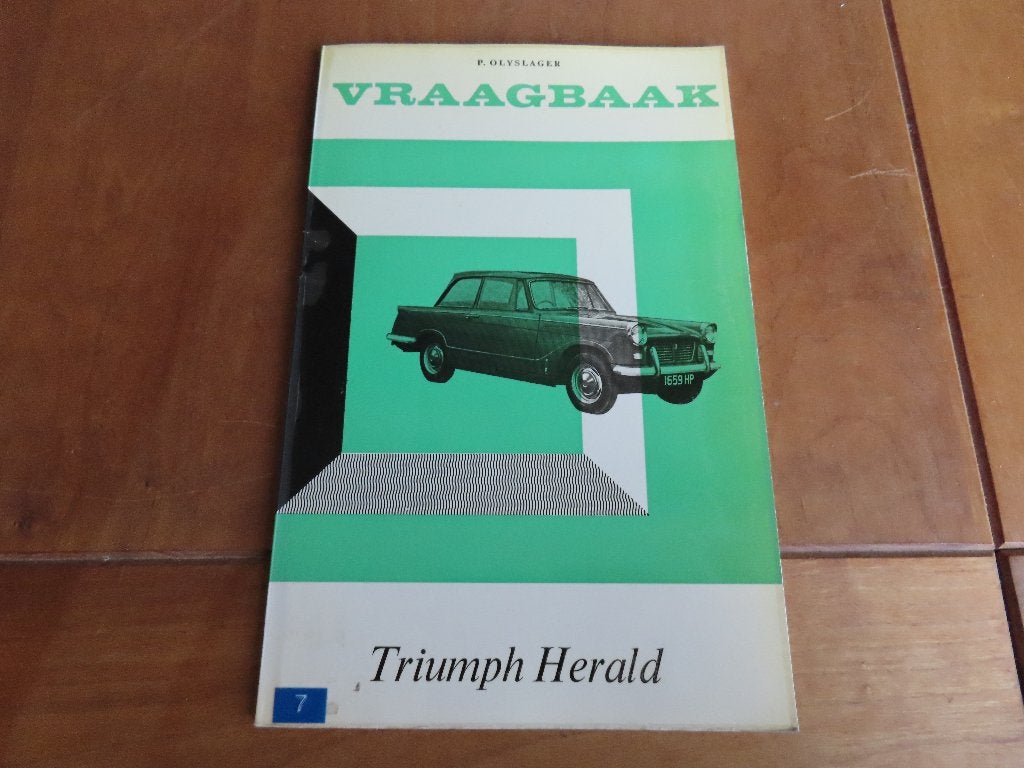 Vraagbaak Triumph Herald 1200, Herald 12/50 1961-1966 mooi!, Ophalen of Verzenden