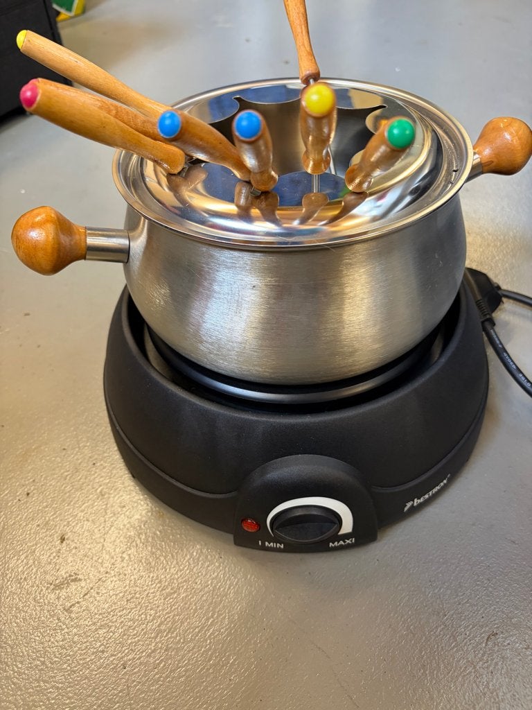 fondue set, Ophalen of Verzenden, Nieuw, Elektrisch, Fondueset
