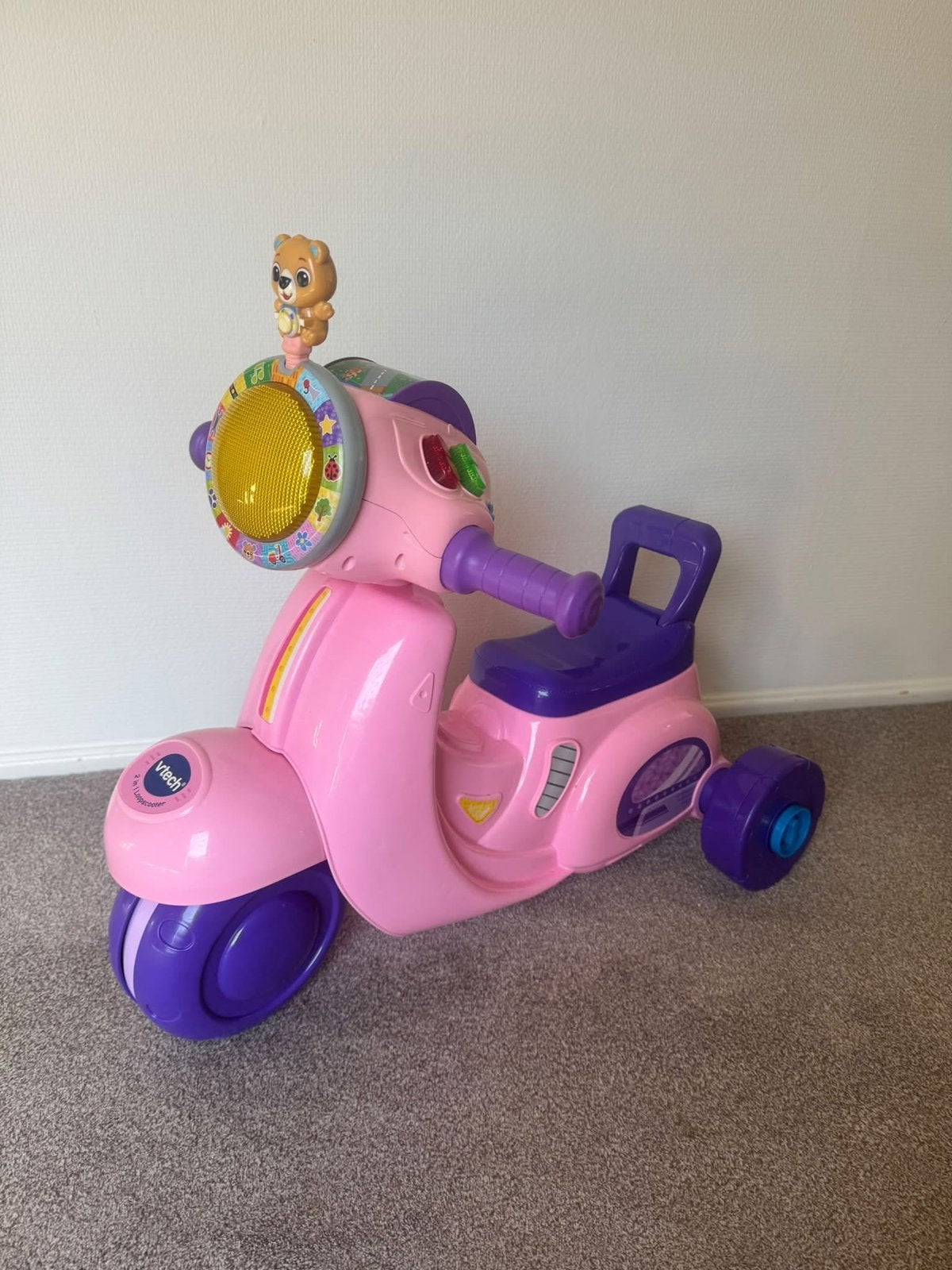 Vtech scooter 2 in 1 bruikbaar, Ophalen, Zo goed als nieuw, Loopvoertuig