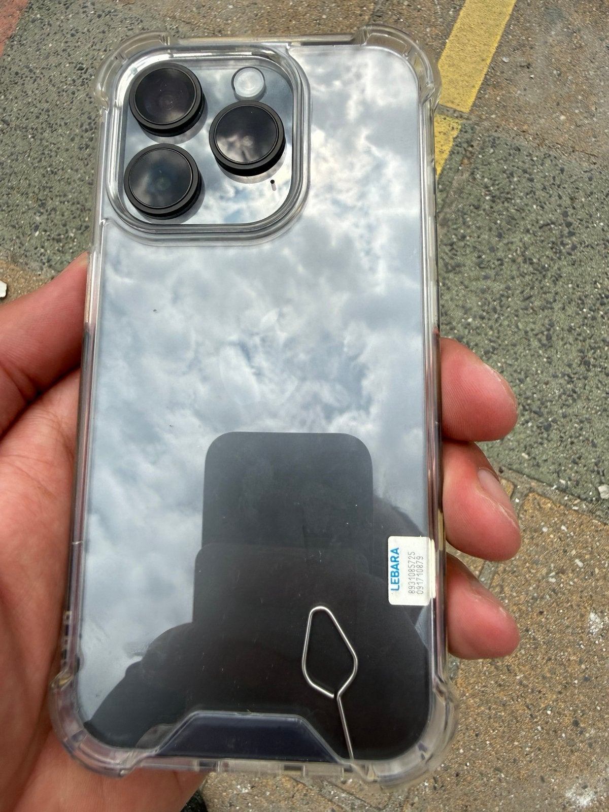Iphone 15 pro 87% bat, 128 GB, Ophalen of Verzenden, Zo goed als nieuw, 87 %