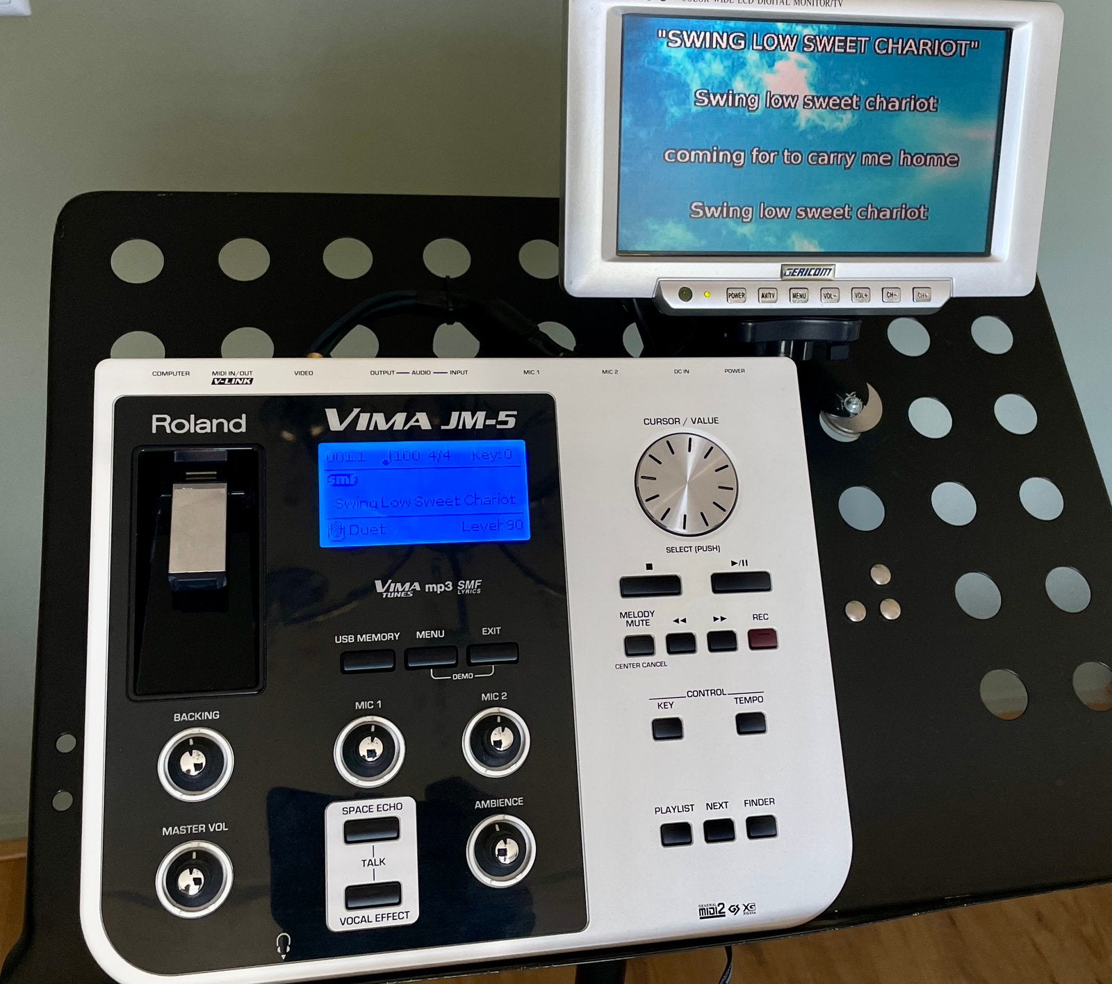 Roland VIMA JM-5, Ophalen, Zo goed als nieuw, Complete set