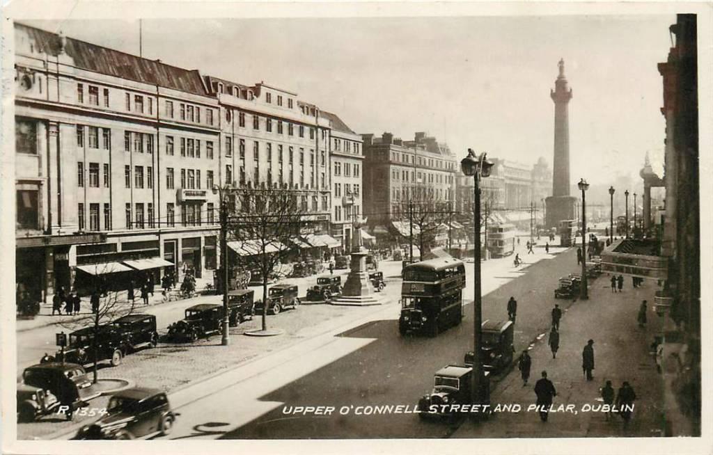 381-186-027 Dublin Upper O'Connel Street, Verzenden, Voor 1920, Overig Europa