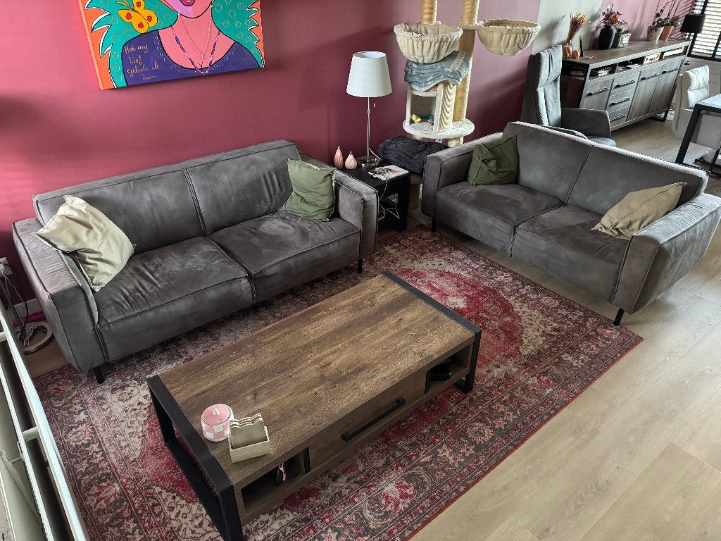 2 Banken 'Madison', Ophalen, Gebruikt, 150 tot 200 cm, Tweepersoons
