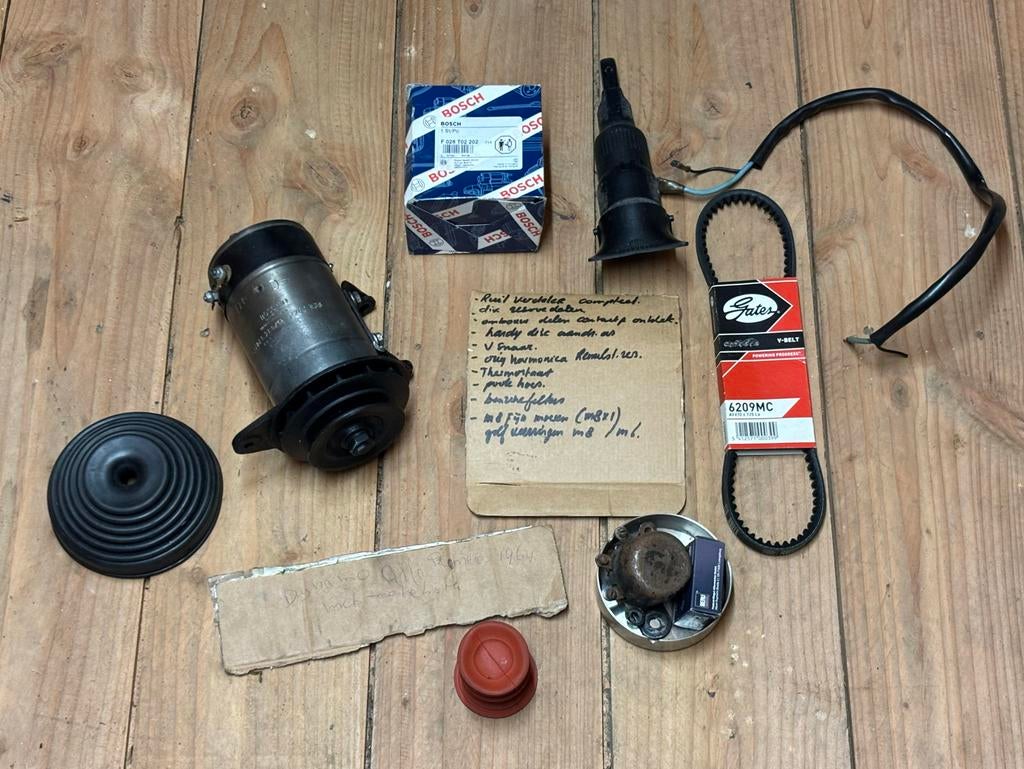 Diverse Alfa Romeo onderdelen 1964 waaronder Dynamo, Ophalen of Verzenden, Zo goed als nieuw