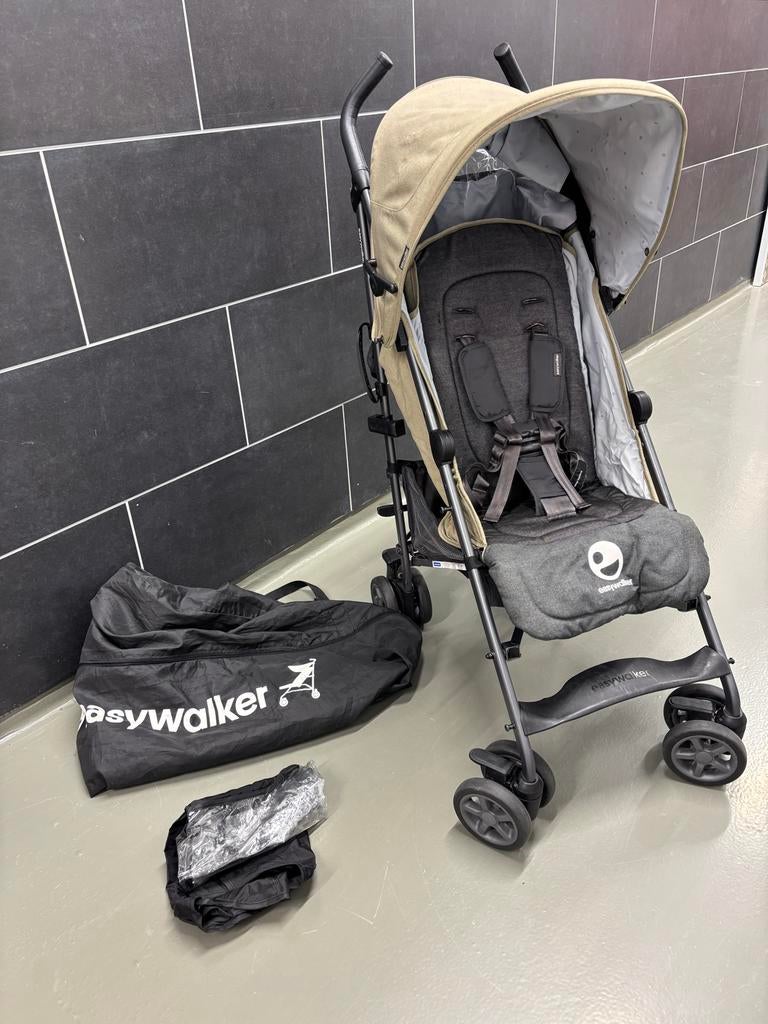 Easywalker Buggy Ibiza Brunch + Reistas & Regenhoes, Ophalen, Zo goed als nieuw, Overige merken, Verstelbare rugleuning