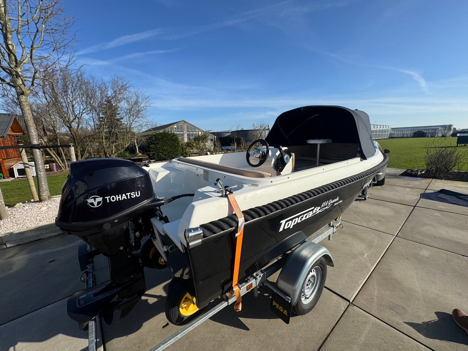 Topcraft 484 met tohatsu 30 pk, Ophalen, Consoleboot, Topcraft, 5 m