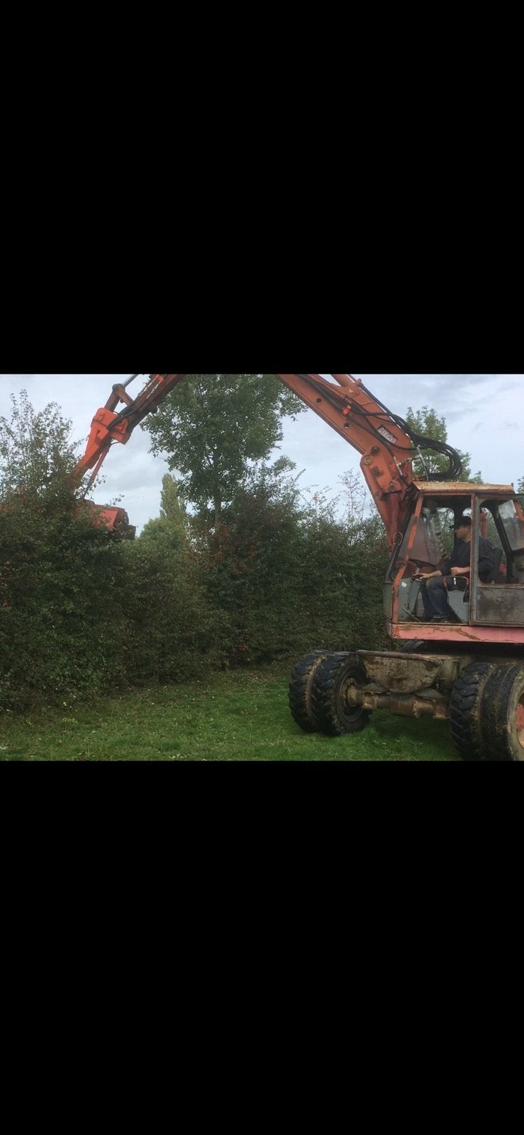 Atlas 1302 met klepelmaaier, Ophalen, Gebruikt