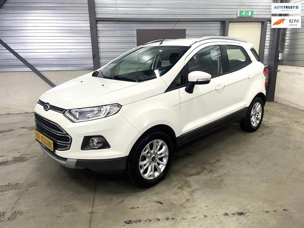 Ford EcoSport 1.0 EcoBoost Titanium d-riem nieuw 2e eigenaar, Auto's, Ford, Voorwielaandrijving, Gebruikt, Zwart, Ecosport