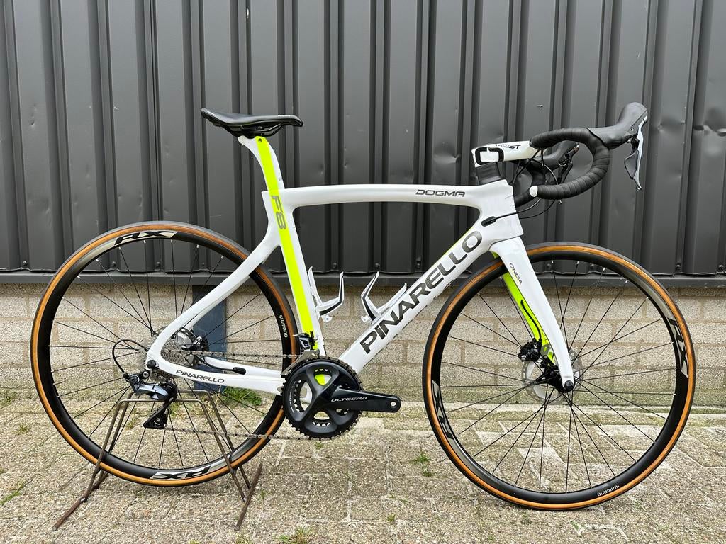 Pinarello F8 Dogma Disk 2018  - Ultegra 11 speed, 28 inch, Gebruikt, Carbon, Heren