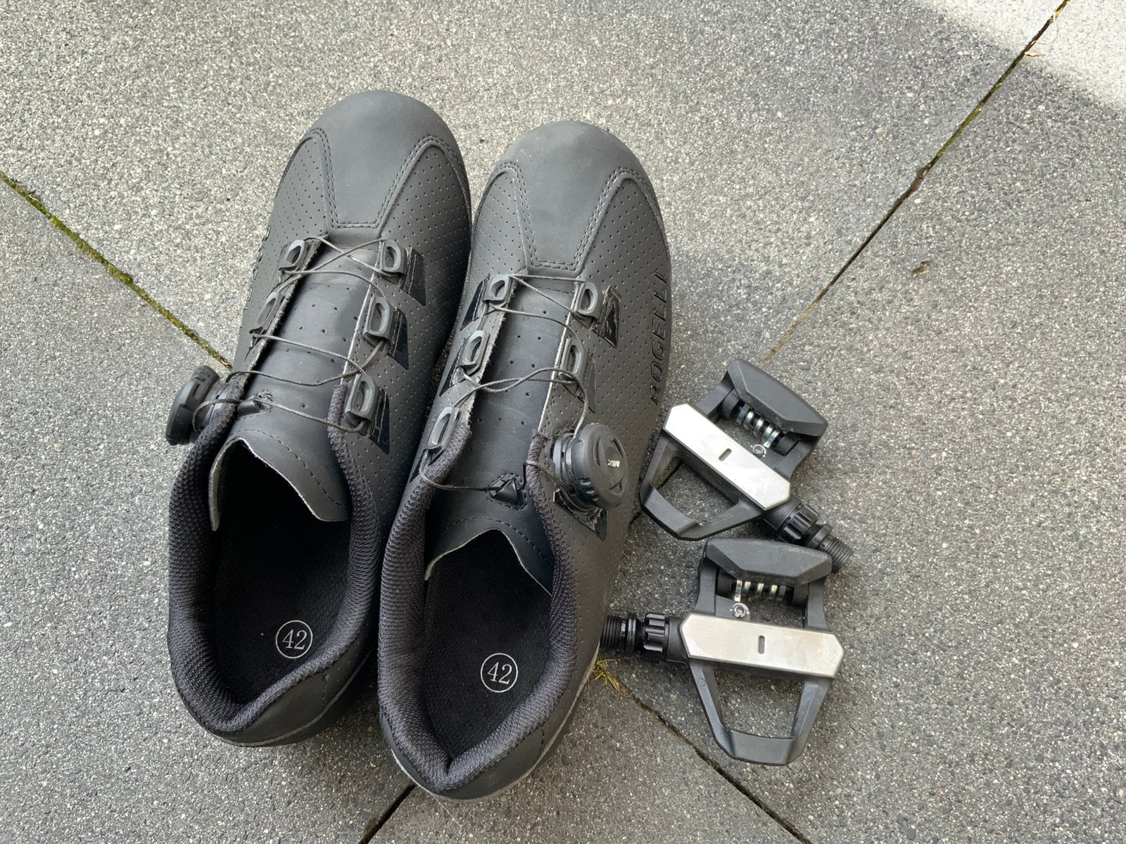 Racefietsschoenen en klikpendalen, Ophalen of Verzenden, Zo goed als nieuw