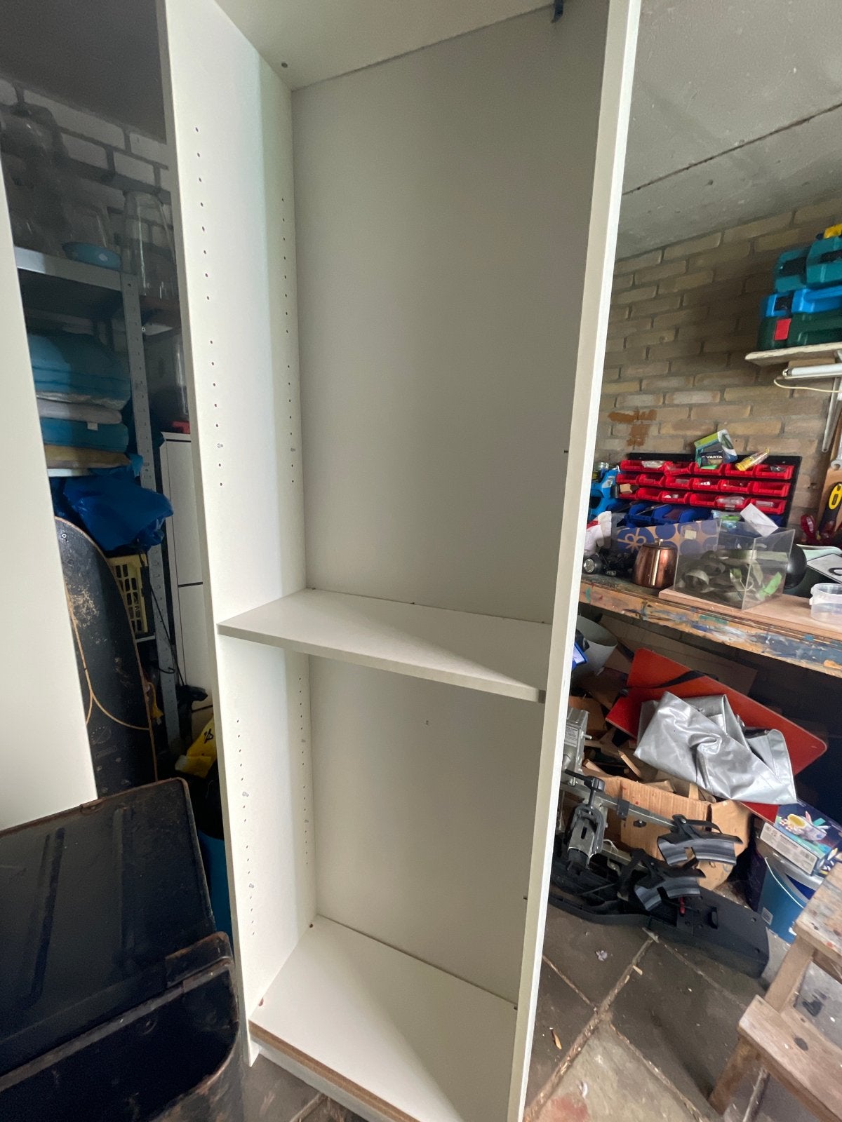 Witte Billy kast Ikea - 80 vm breed, Ophalen, Met plank(en), Gebruikt, 200 cm of meer