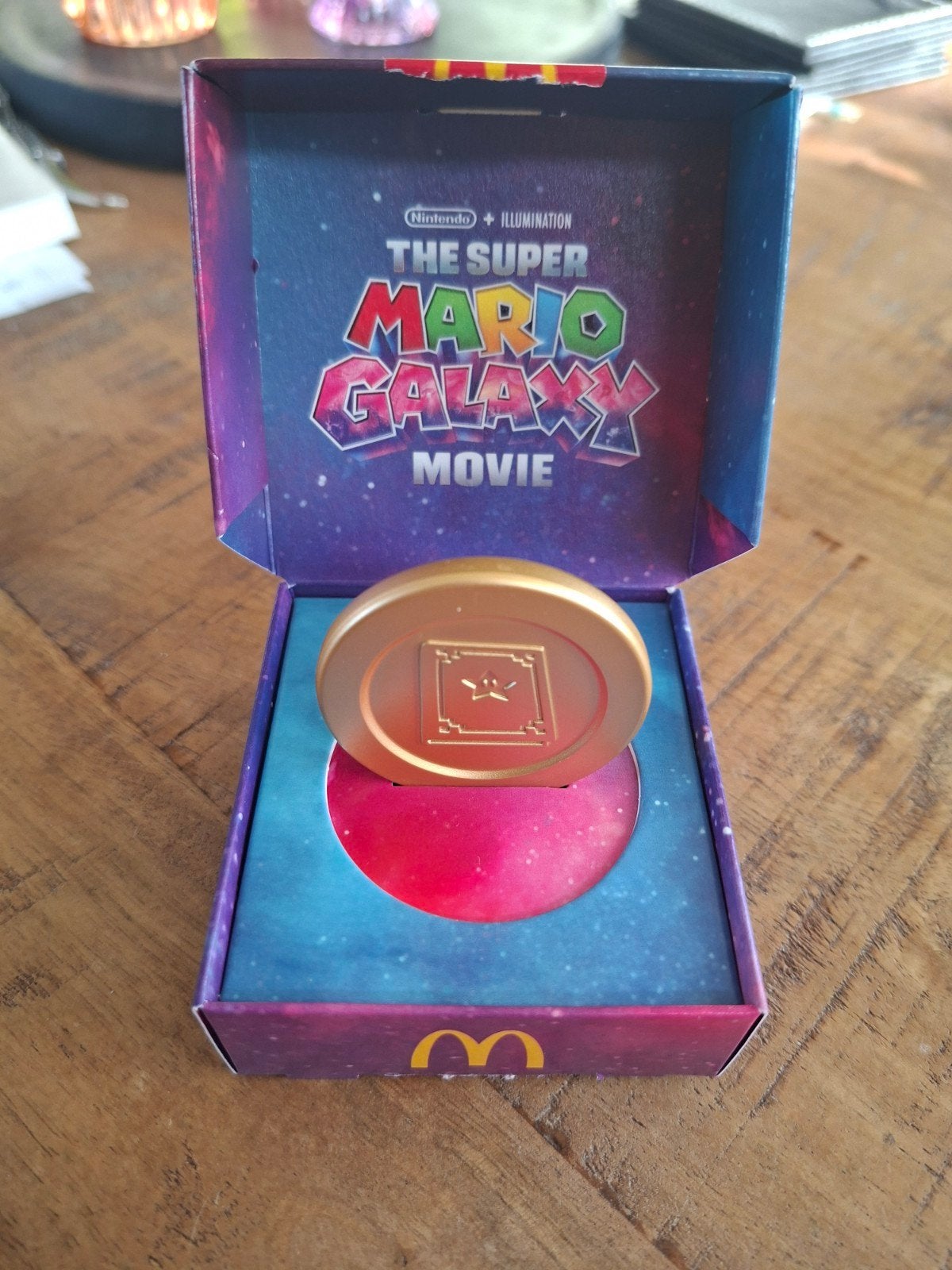 Mario Galaxy munt van McDonald's, Ophalen of Verzenden