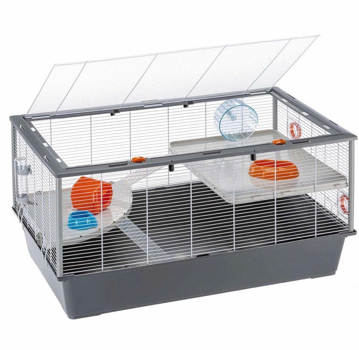 Hamsterkooi 100 x 50cm en veel losse spullen voor hamster, Ophalen, Kooi, 60 tot 90 cm, Zo goed als nieuw