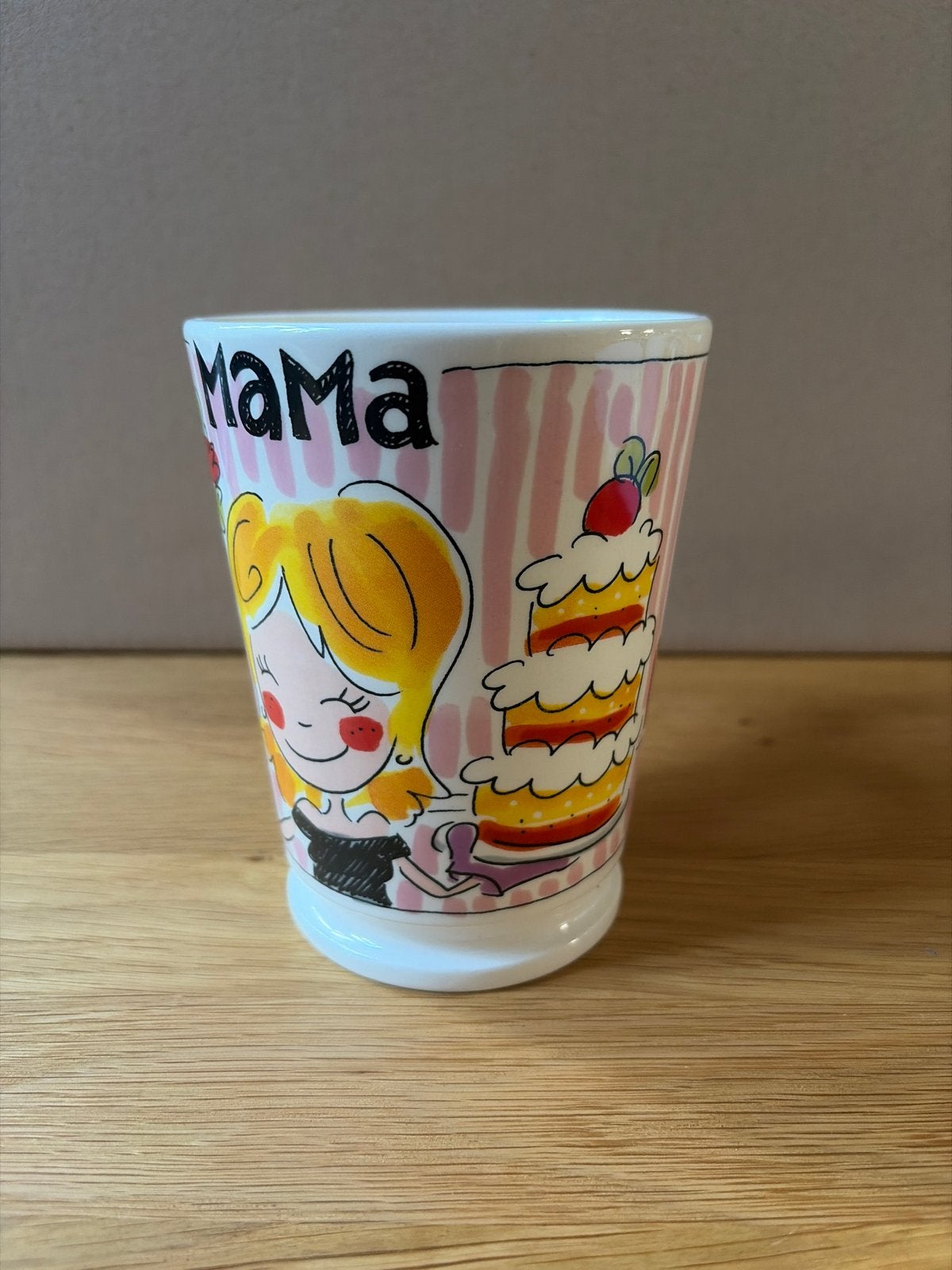 Blond Amsterdam Mama mok - Made with Love, Keramiek, Zo goed als nieuw, Modern, Blond Amsterdam