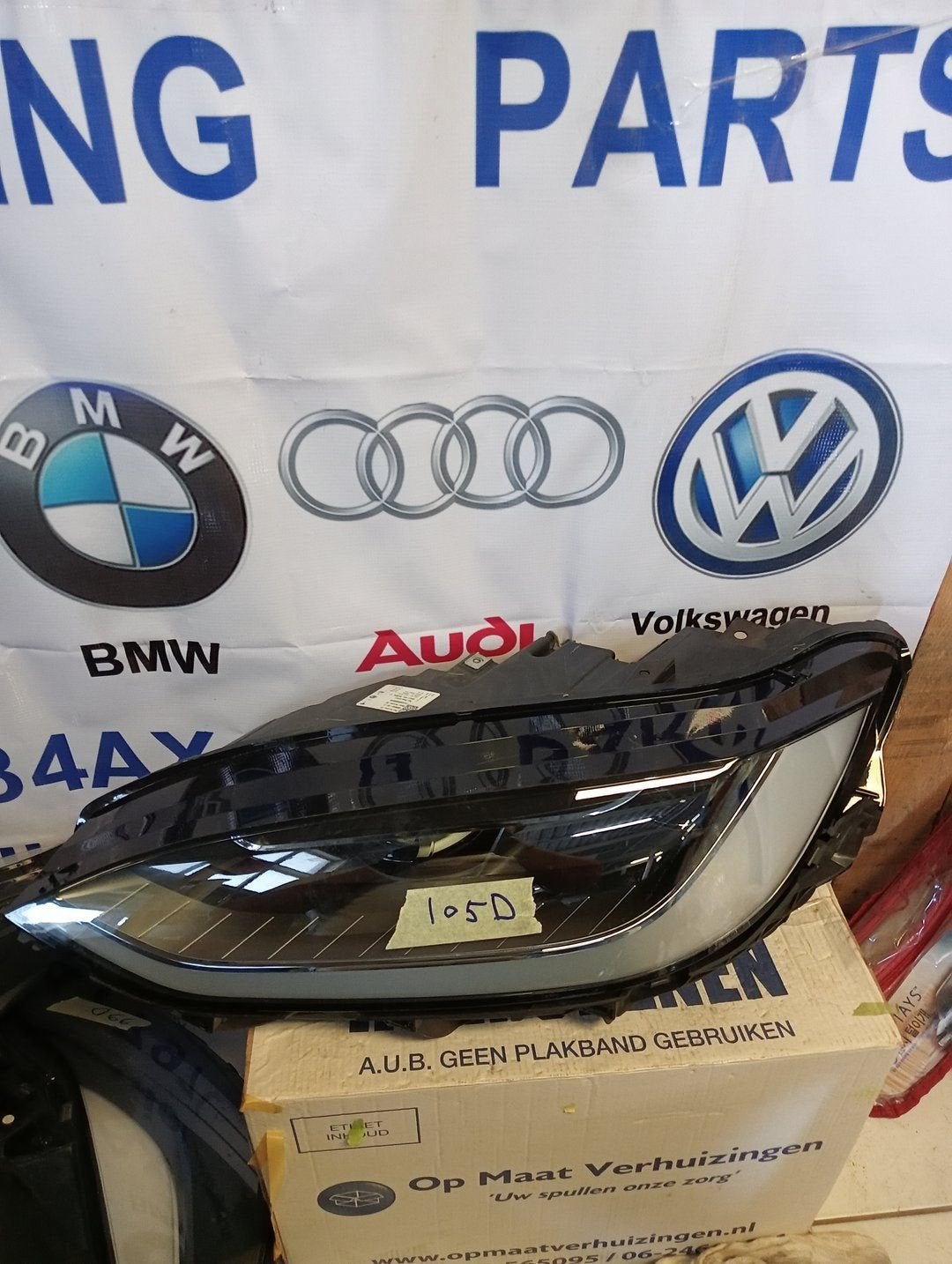 Koplamp linksvoor LED 1800040-00-B Tesla Model X 2021-2023, Gebruikt, -, Overige automerken, -