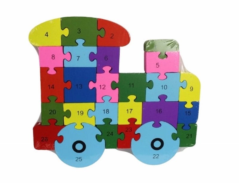 PUZZEL - CIJFERS & LETTERS - 4 MODELLEN, Ophalen of Verzenden, 10 tot 50 stukjes, Nieuw, 4 tot 6 jaar