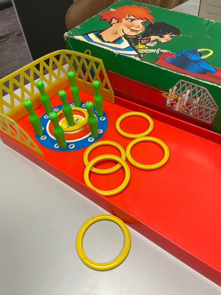 Vintage Ringschleuder-Spiel - Ringwerp spel, Ophalen of Verzenden, Zo goed als nieuw, Nvt, Nvt