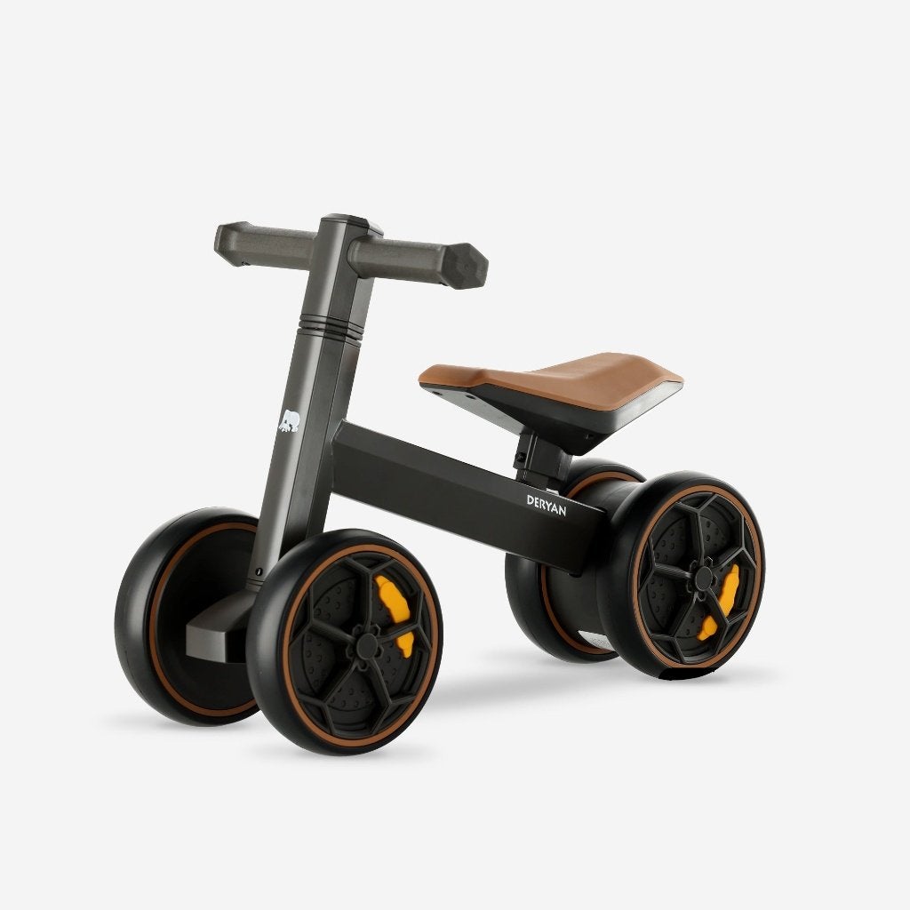 DERYAN Dex loopfiets zwart | Vier wielen, tot 20 kg, Ophalen, Loopfiets, Zo goed als nieuw, Marithaime 8, 6662 WD Elst, Nederland
