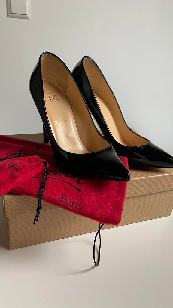 Christian Louboutins pumps maat 36,5, Ophalen of Verzenden, Zo goed als nieuw, Zwart, Pumps