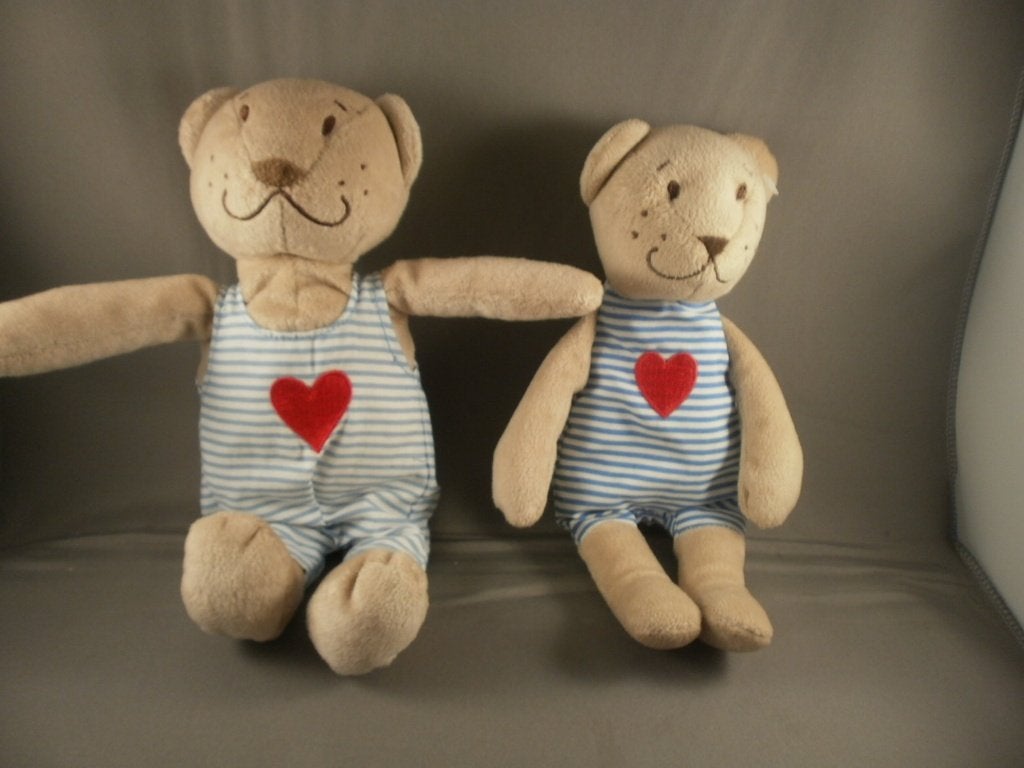 Ikea beertje/beer fabler Bjorn bruin met gestreept pakje, Beer, Nieuw, Ophalen of Verzenden, Middelgroot (20 tot 80 cm)