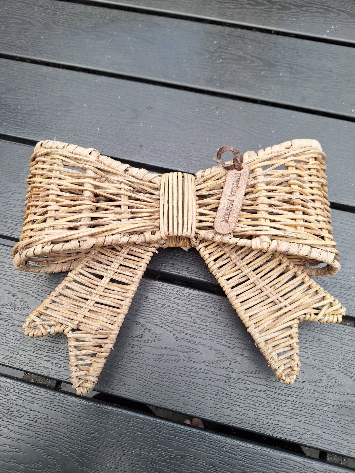 Rivièra Maison rustic rattan Jacky bow, Huis en Inrichting, Ophalen of Verzenden, Zo goed als nieuw