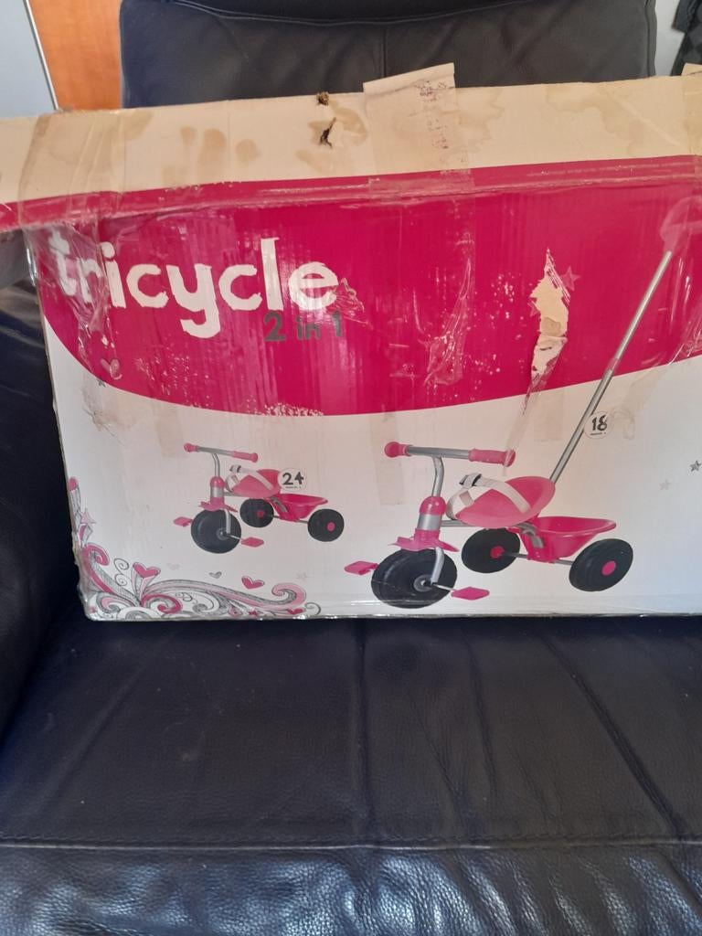 Nieuwe 2-in-1 driewieler - Doos beschadigd, inhoud nieuw, Ophalen, Nieuw, Overige typen