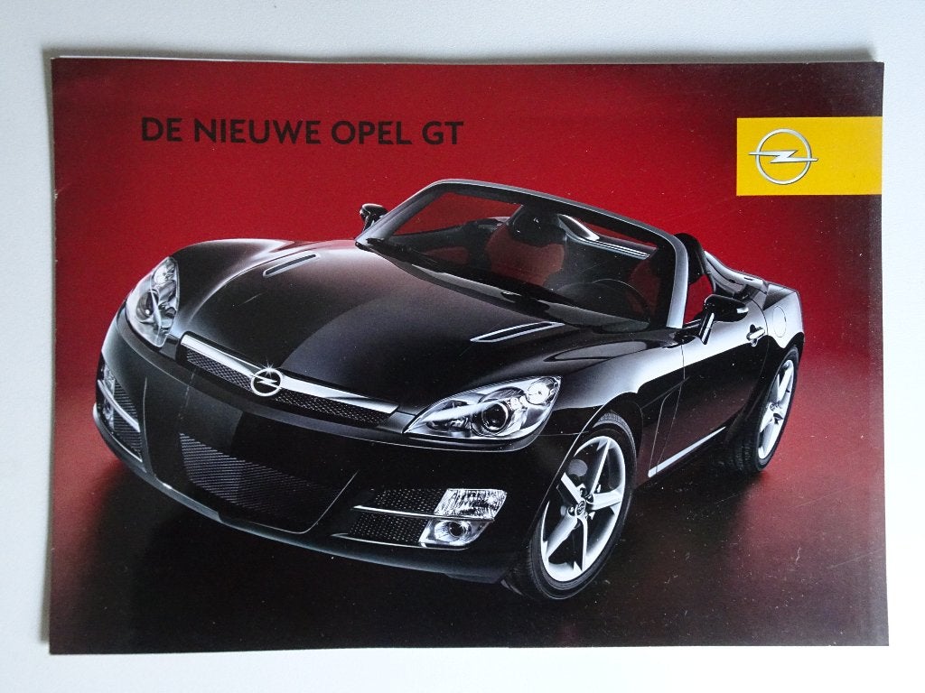 Opel GT brochure - Opel GT / Speedster 2003, Opel, Zo goed als nieuw, Opel, Ophalen of Verzenden