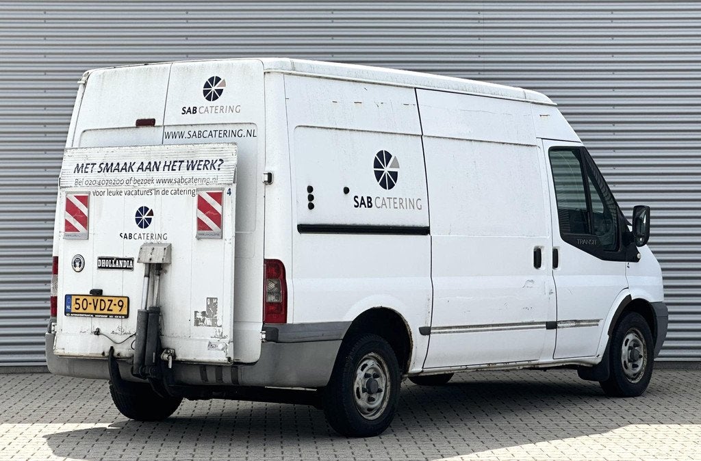 Ford Transit 280M 2.2 TDCI HD Bus met Laadklep Dholandia, Auto's, Bestelauto's, Voorwielaandrijving, Stof, Gebruikt, 4 cilinders