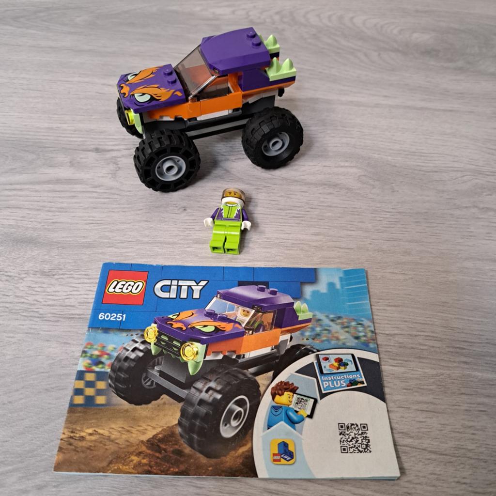 Lego city Monstertruck 60251, Lego, Ophalen of Verzenden, Compleet, Complete set