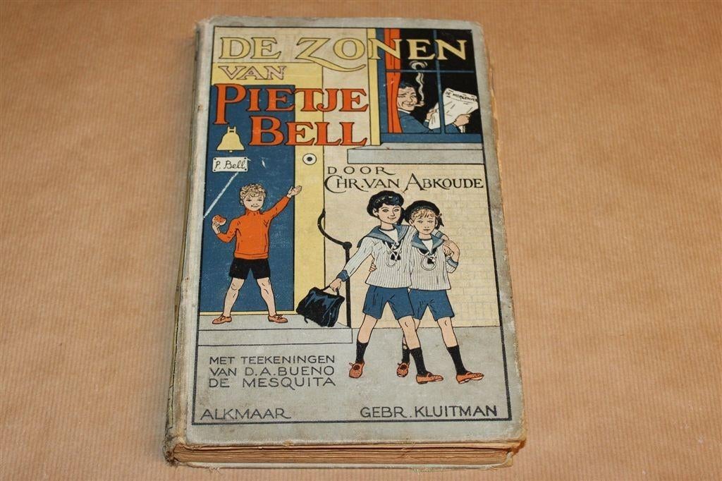 De zonen van Pietje Bell — Chr. van Abkoude [1e Druk 1922], Boeken, Ophalen of Verzenden, Gelezen