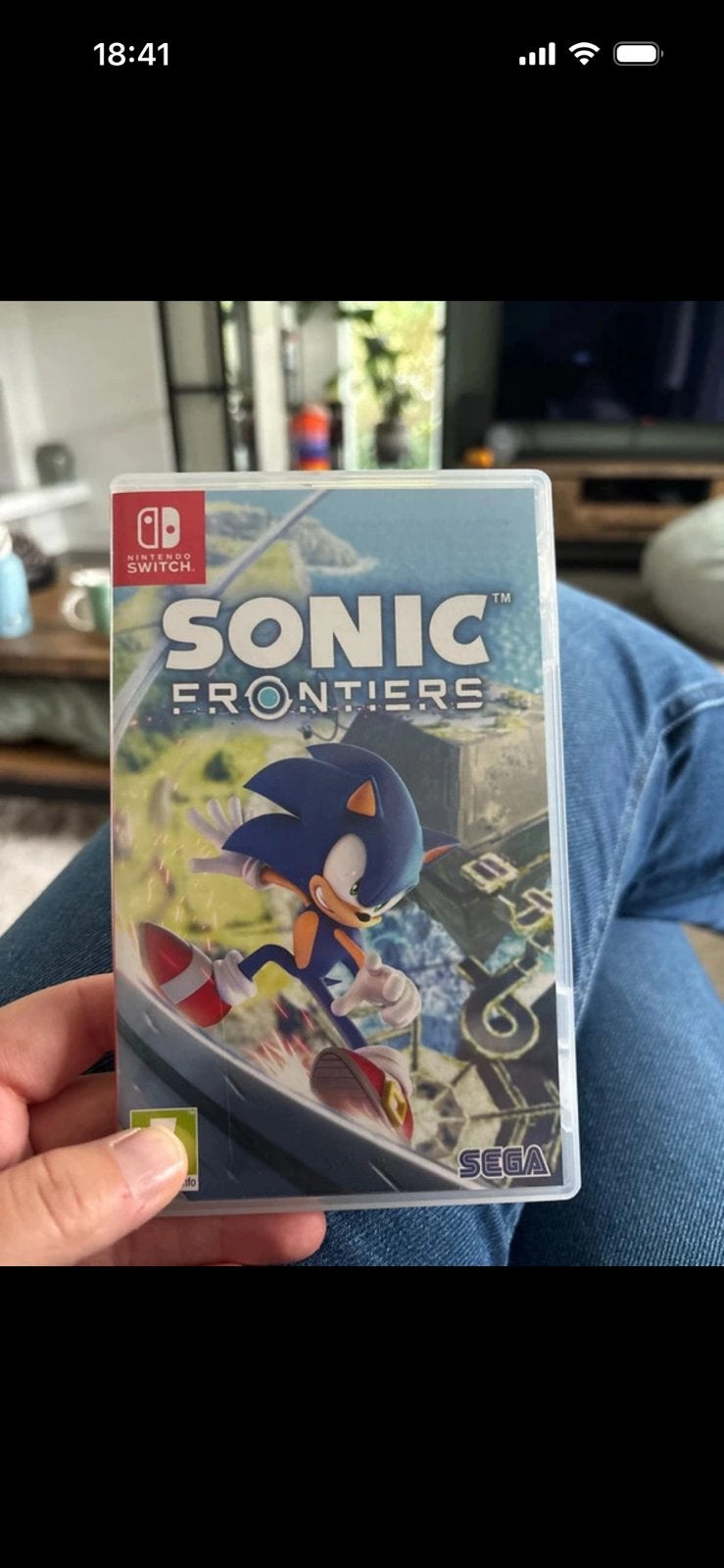 Nintendo switch game sonic frontiers, Spelcomputers en Games, Avontuur en Actie, 1 speler, Ophalen of Verzenden, Zo goed als nieuw