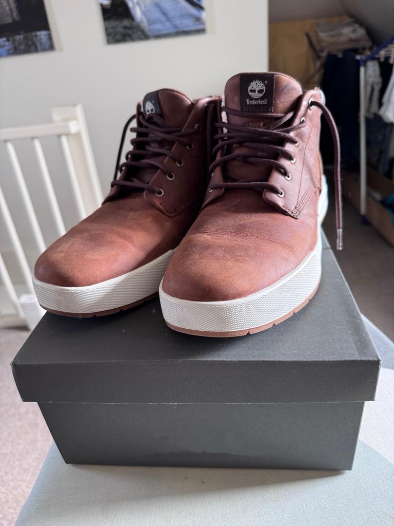 Timberland sneakers maat 47 -Nieuw ., Kleding | Heren, Schoenen, Ophalen of Verzenden, Zo goed als nieuw, Bruin, Sneakers of Gympen
