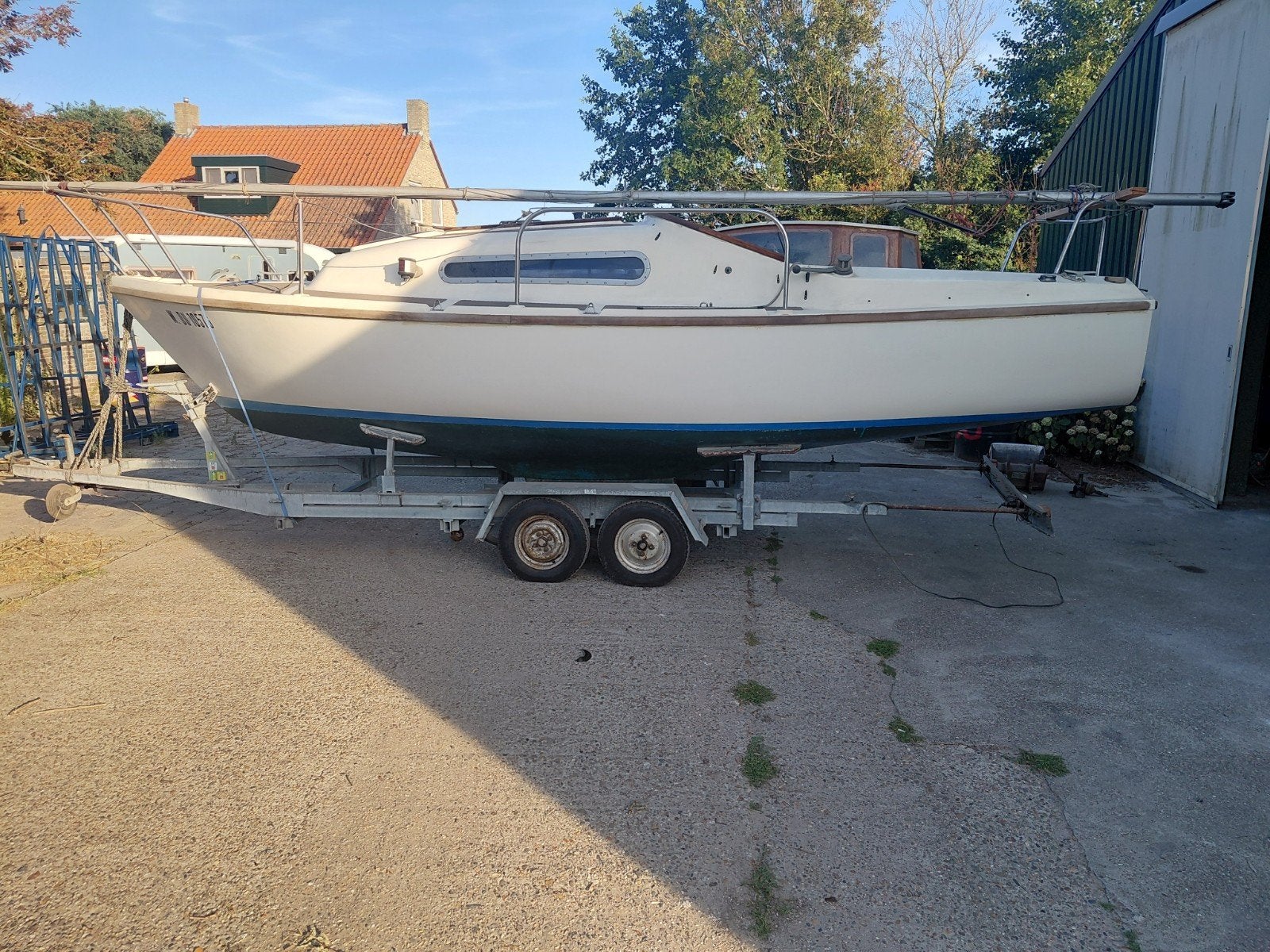 Zeilboot met trailer - Ideaal project, Ophalen, Overige merken, Gebruikt, Kleine kruiser