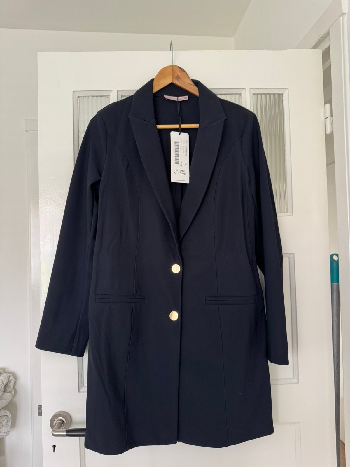 Splinternieuw studio Anneloes blazer XL, Ophalen of Verzenden, Nieuw, Blauw, Jasje
