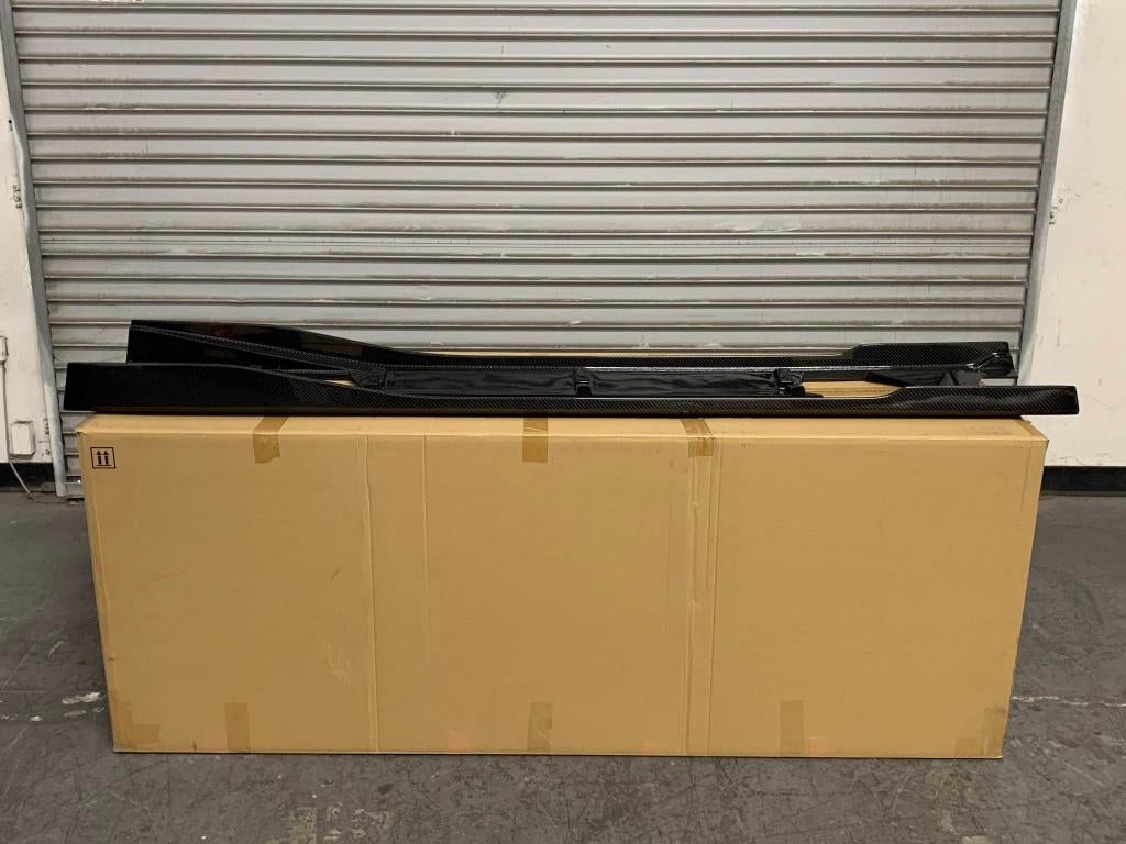 Top Secret Ver.1 Carbon sideskirt set - Nissan R35 GTR GT-R, Ophalen of Verzenden