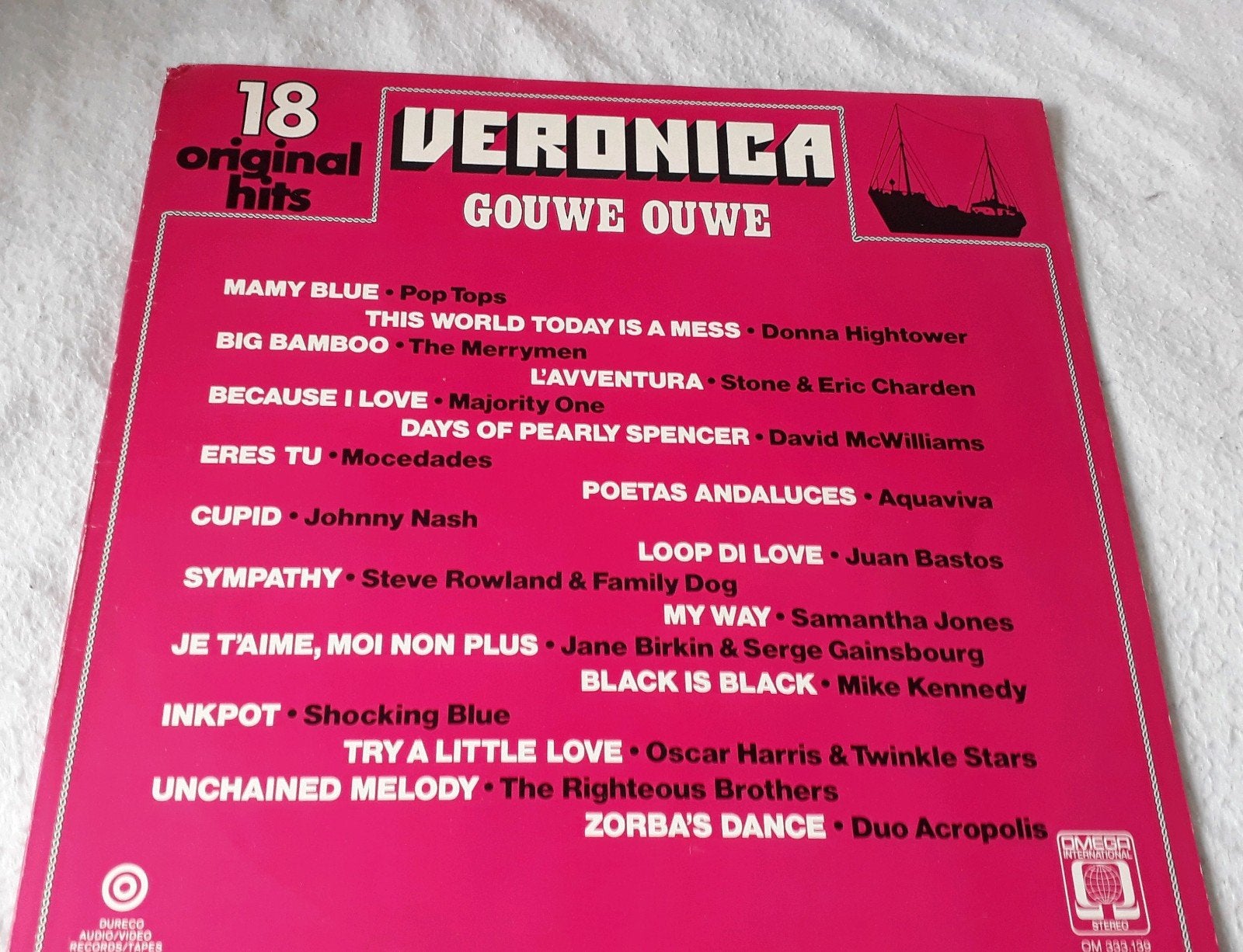 Uit 1974, LP Veronica Gouwe Ouwe 18 hits, Ophalen of Verzenden