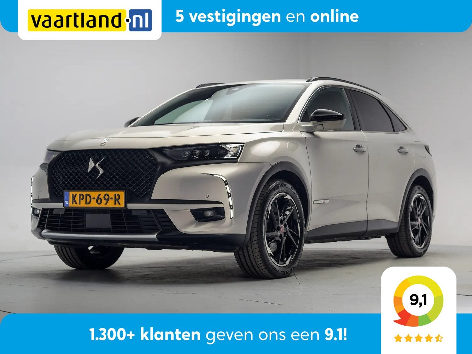 DS 7 Crossback E-Tense Performance Line+ [ LED Alcantara/led, Auto's, DS, Automaat, Gebruikt, 4 cilinders, Vierwielaandrijving