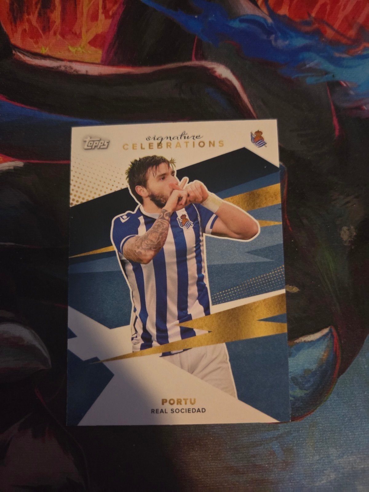Topps Celebrations Portu Real Sociedad Voetbalkaart, Ophalen of Verzenden