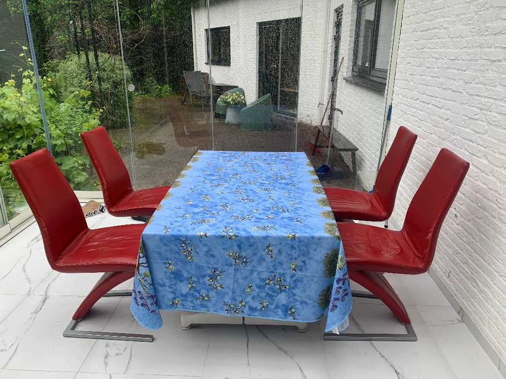 4 Rolf Benz 7800 eetkamerstoelen, Ophalen, Gebruikt, Leer, Vier