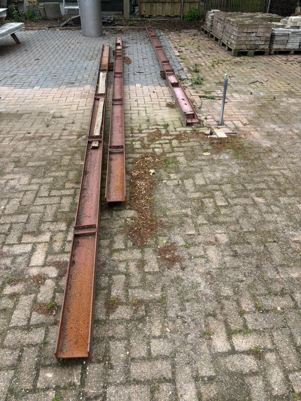 H balken ijzer, Doe-het-zelf en Verbouw, Metalen, Ophalen, Zo goed als nieuw, IJzer