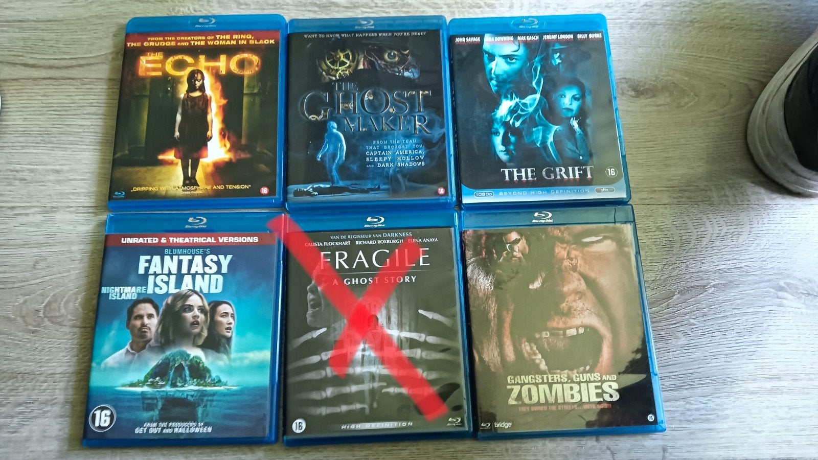 Horrorfilms op bluray 5 euro per stuk, Ophalen of Verzenden, Zo goed als nieuw, Horror