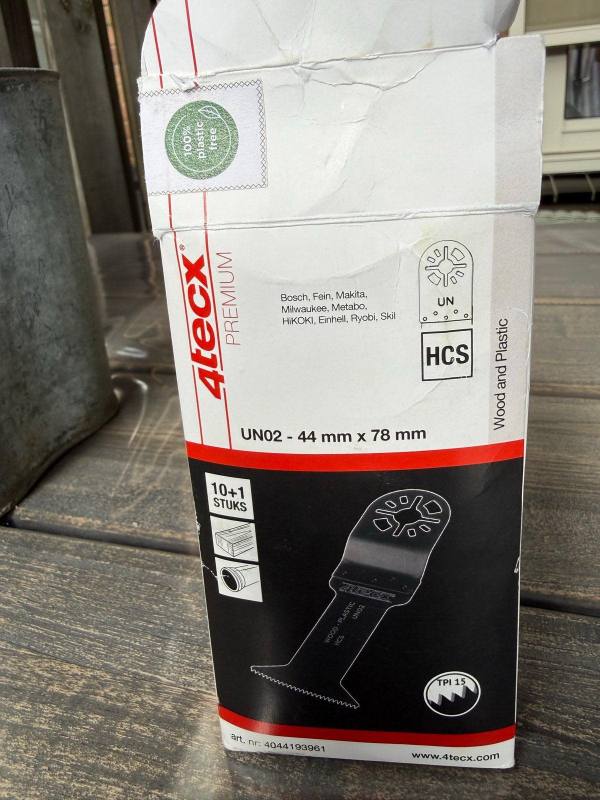 4tecx 9st Multitool Zaagblad HCS Hout & Plastic 10+1 Stu, Ophalen of Verzenden, Nieuw, Multitool, Overige merken