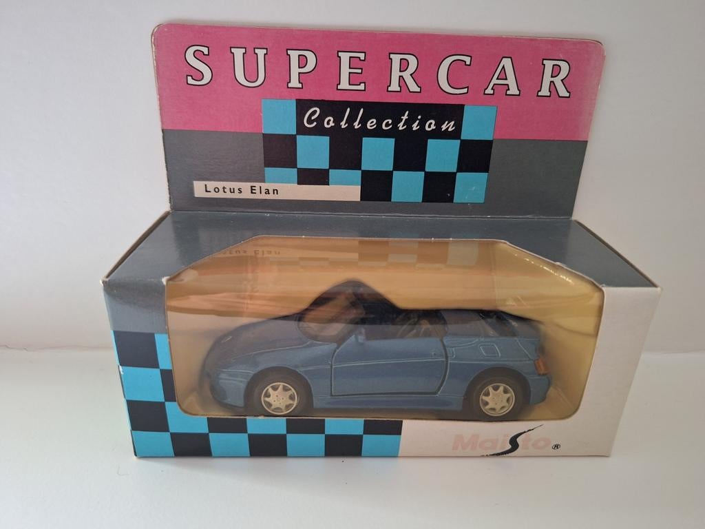 Maisto Supercar Collection Lotus Elan modelauto, Hobby en Vrije tijd, Overige merken, Auto, 1:32 tot 1:50, Nieuw