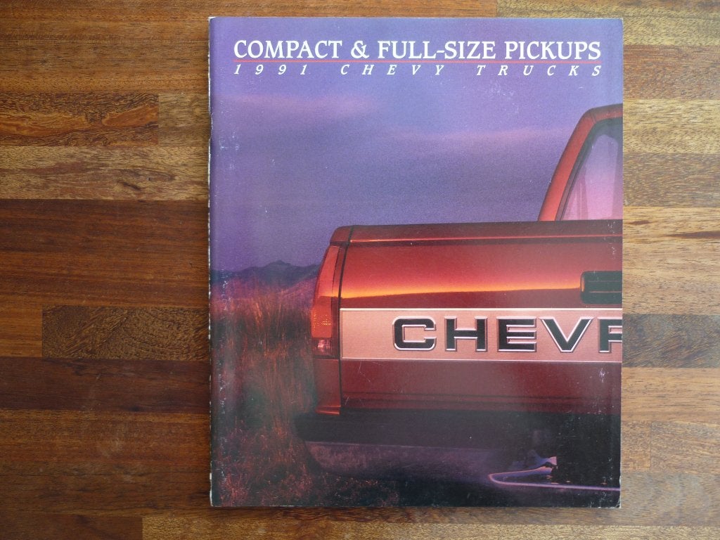 Chevrolet Compact & Full-size Pickups (1991, USA), Boeken, Auto's | Folders en Tijdschriften, Ophalen of Verzenden, Nieuw, Chevrolet