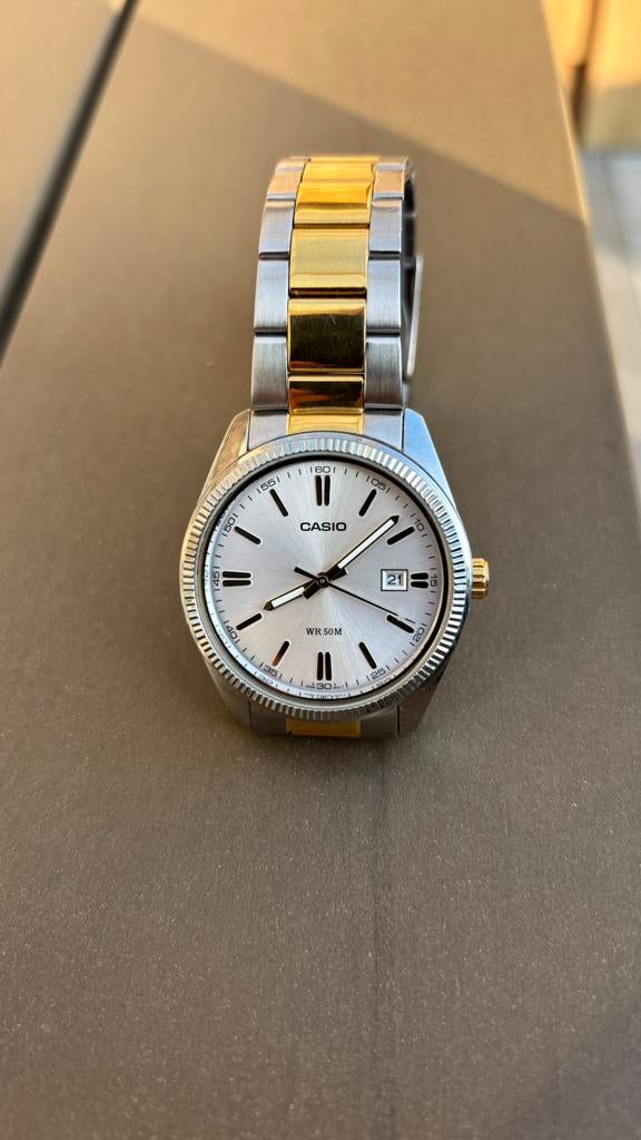 Casio WR50M, Ophalen of Verzenden, Zo goed als nieuw, Staal, Casio
