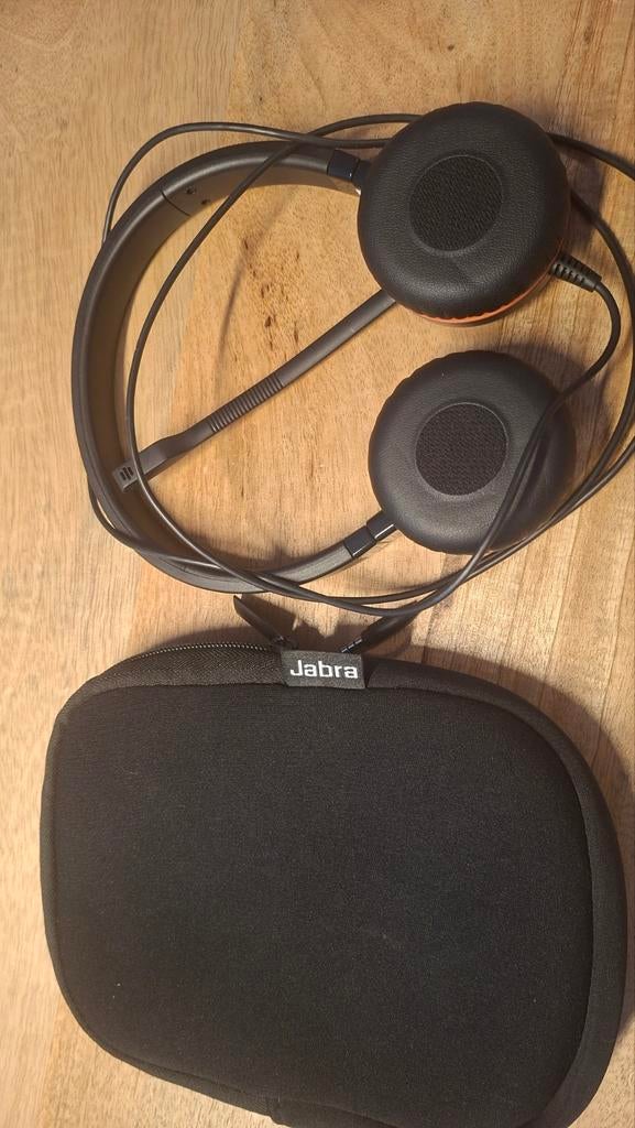Jabra koptelefoon met etui, Ophalen of Verzenden