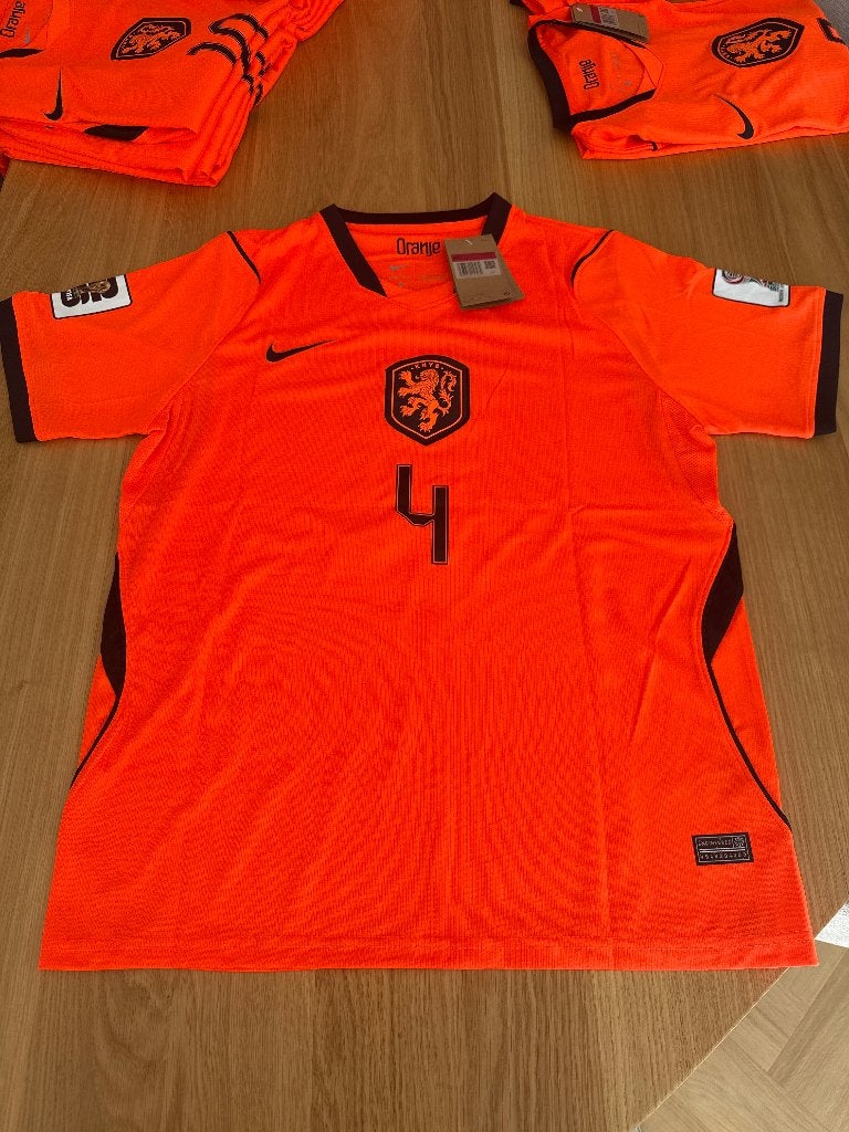 Nederlands elftal shirtje L Virgil, Ophalen of Verzenden, Nieuw, Maat 52/54 (L), Oranje