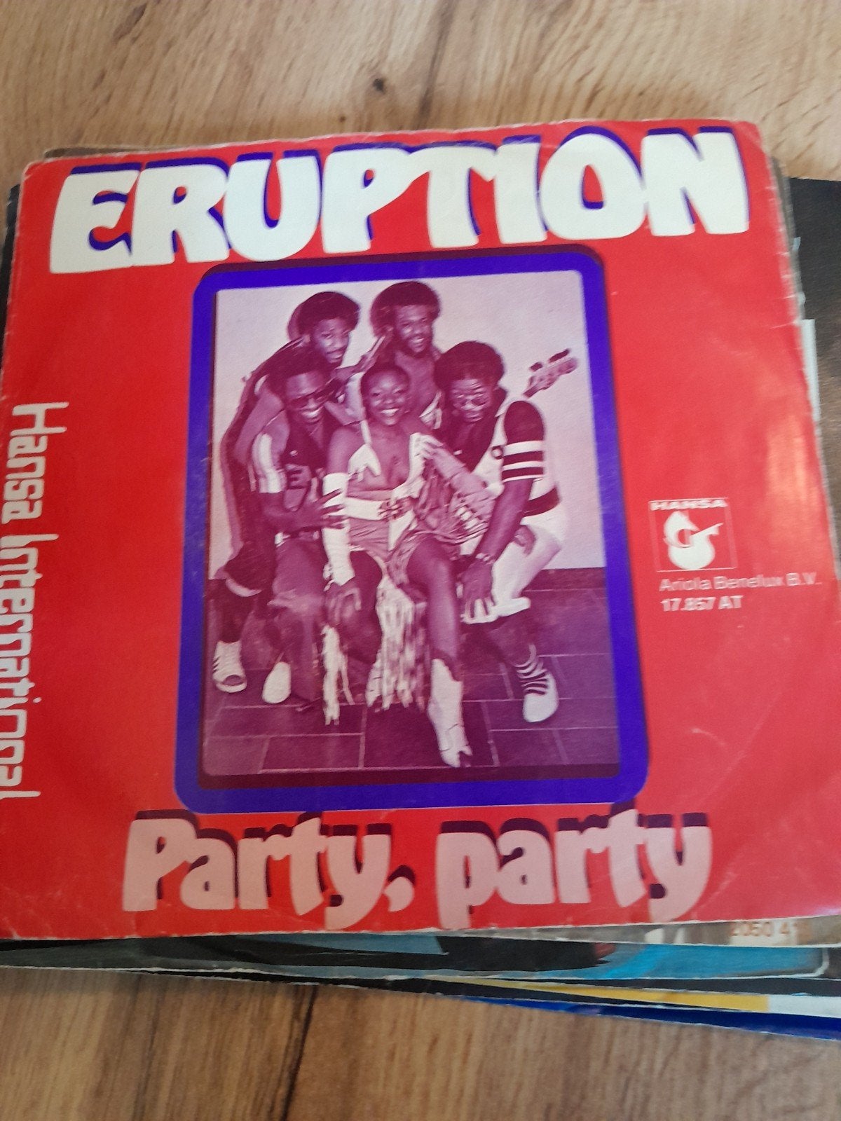 eruption 7 inch party party, Ophalen of Verzenden, Zo goed als nieuw, Nederlandstalig