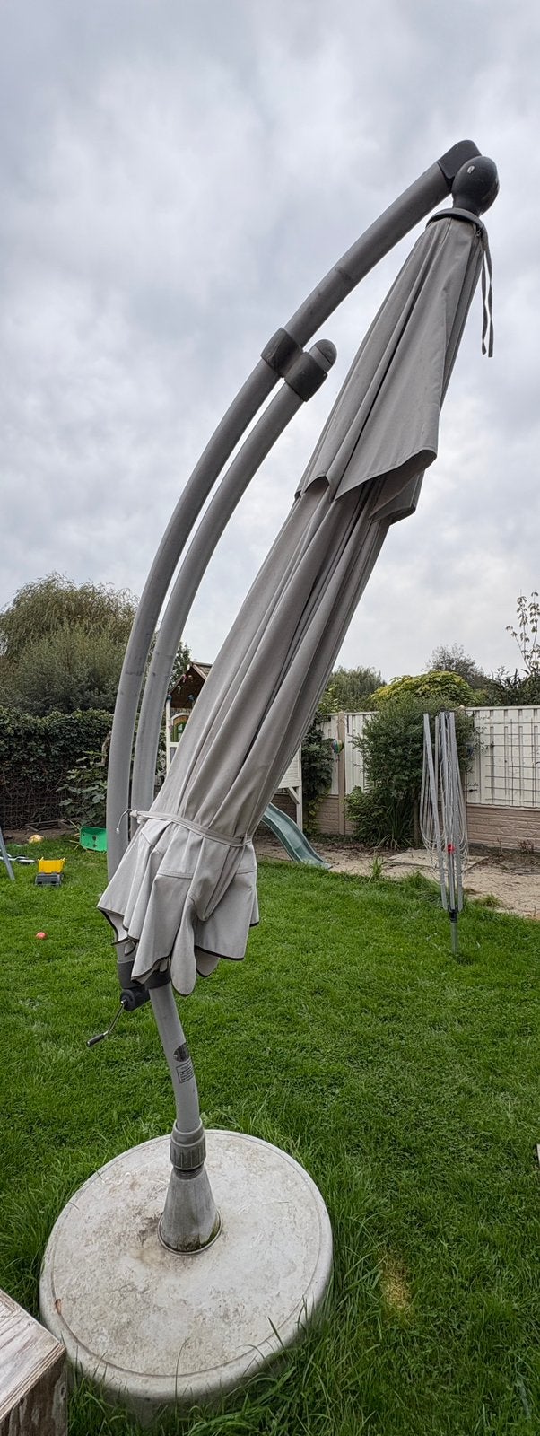 Zweefparasol 3m, Ophalen, Gebruikt, 2 tot 3 meter, Zweefparasol