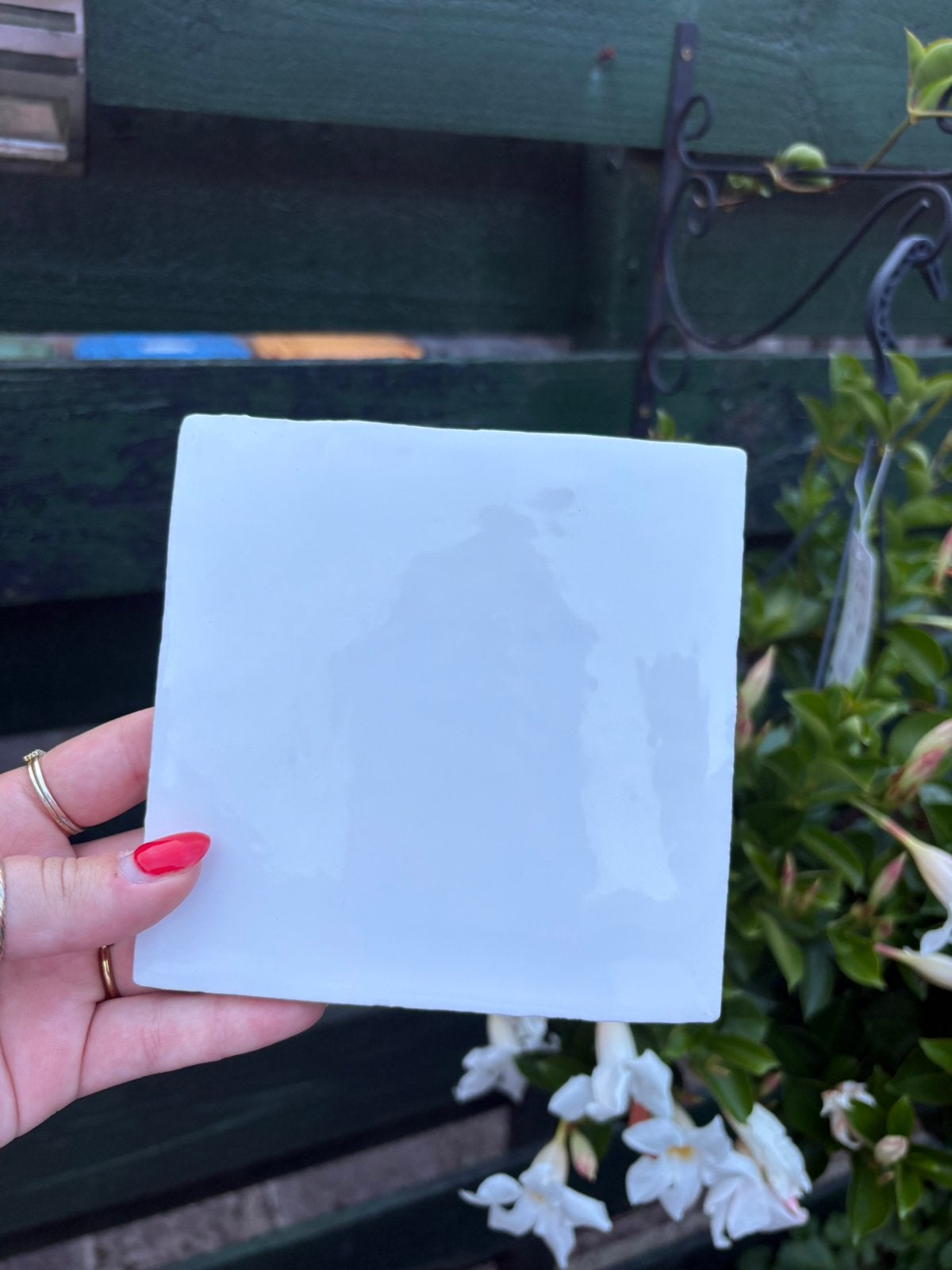 13x13 tegel wit, Nieuw, Minder dan 5 m², Wandtegels, Keramiek